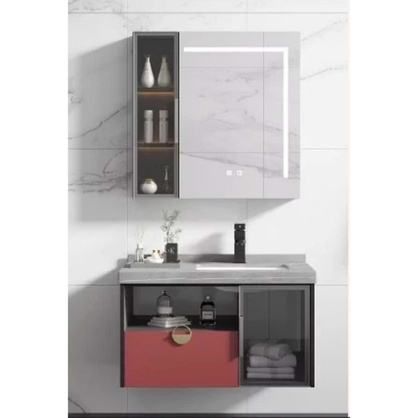 Armani Gray Limestone Ceramic Basin