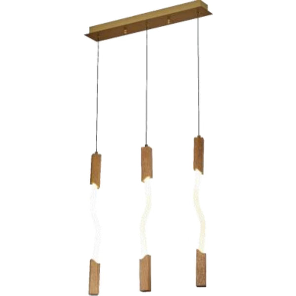 Modern Linear LED Pendant Light Fixture