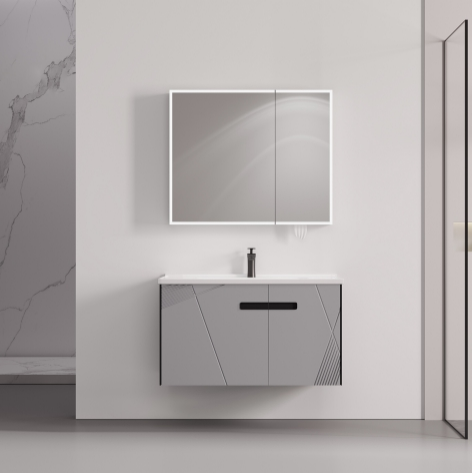 BATHROOM VANITY UNIT WITH A WASH BASIN GZ93001-80